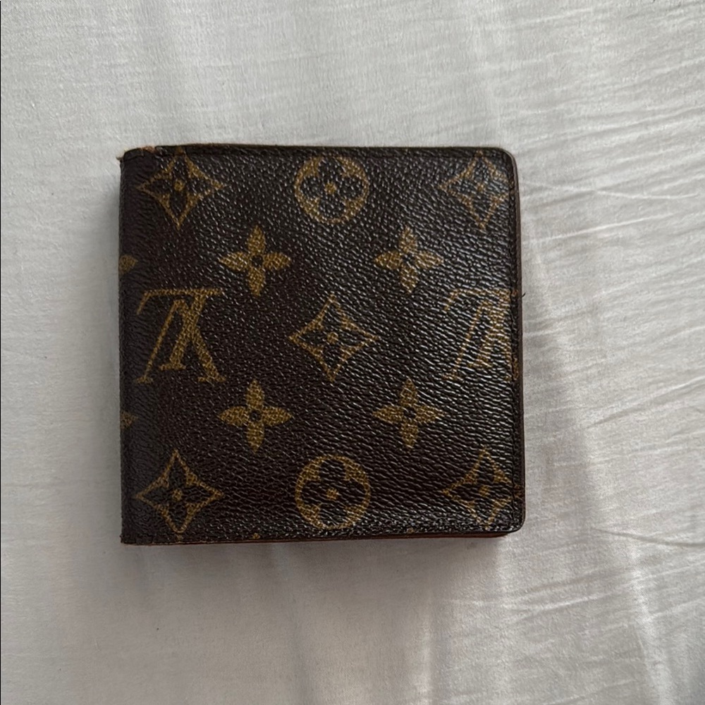 Louis Vuitton Brown and Gold Monogram Bifold